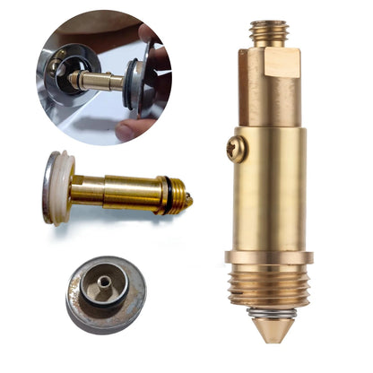 2 Pcs Basin Sink Clicker Pop Up Tub Drain Stopper Gold