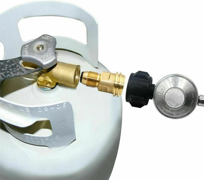Hooshing Propane Tank Adapter Converts POL LP Service Valve to QCC1 /...