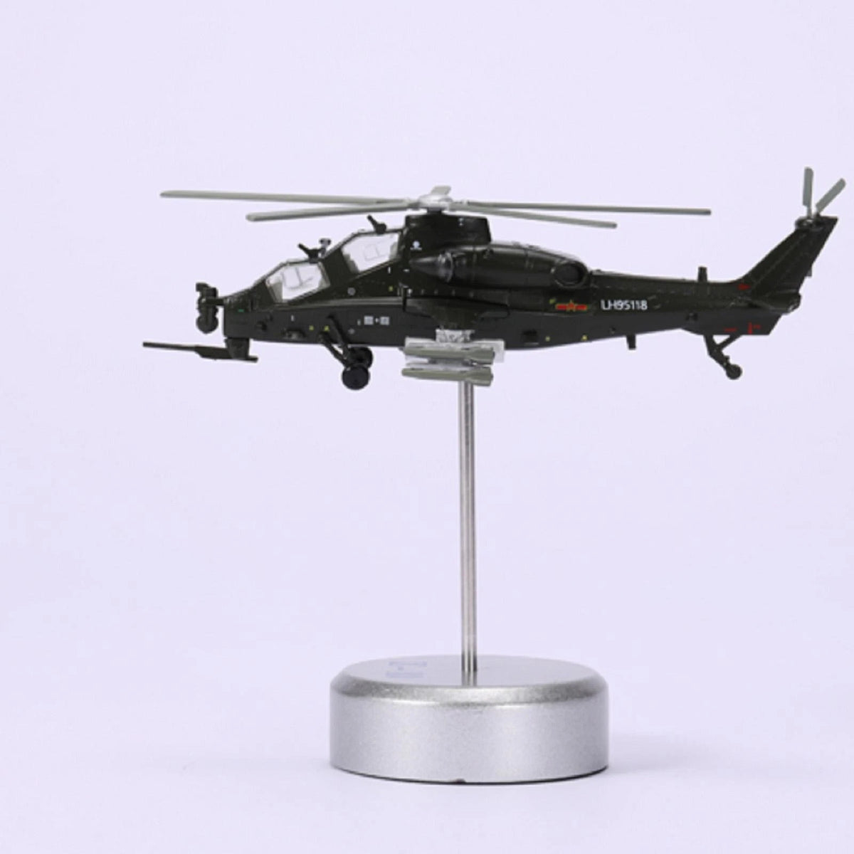 1/100 Chinese Armed WZ-10 Helicopter Model Military Plane Collection Souvenir D
