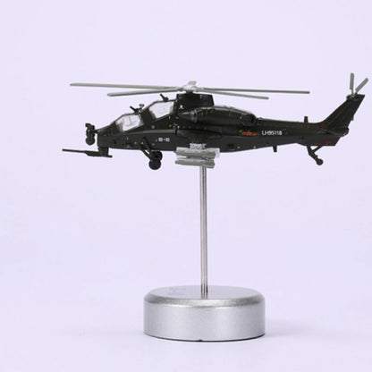 1/100 Chinese Armed WZ-10 Helicopter Model Military Plane Collection Souvenir D