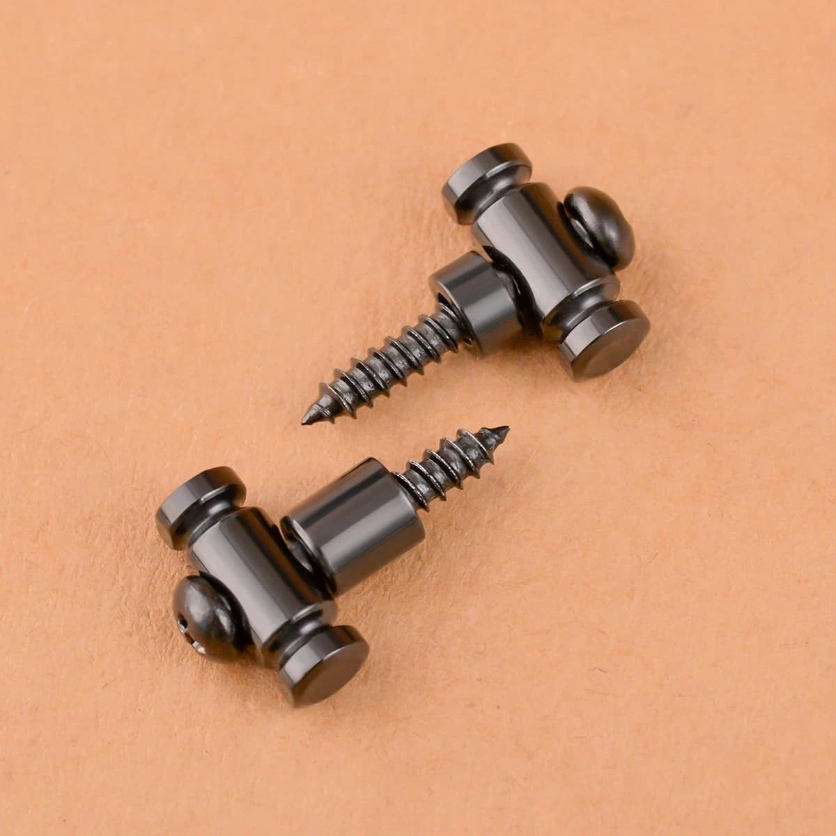 Guyker Guitar Roller String Retainers(Set of 2) – Guide, Strings Black