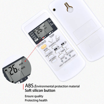 Replace Remote Control For Panasonic Air Conditioner A75C3077 CWA75C3077