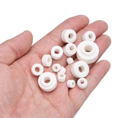 MECCANIXITY 30 Pcs Ceramic Washers, 4.5 x 10 x 5mm Round 4.5mm x 10mm x