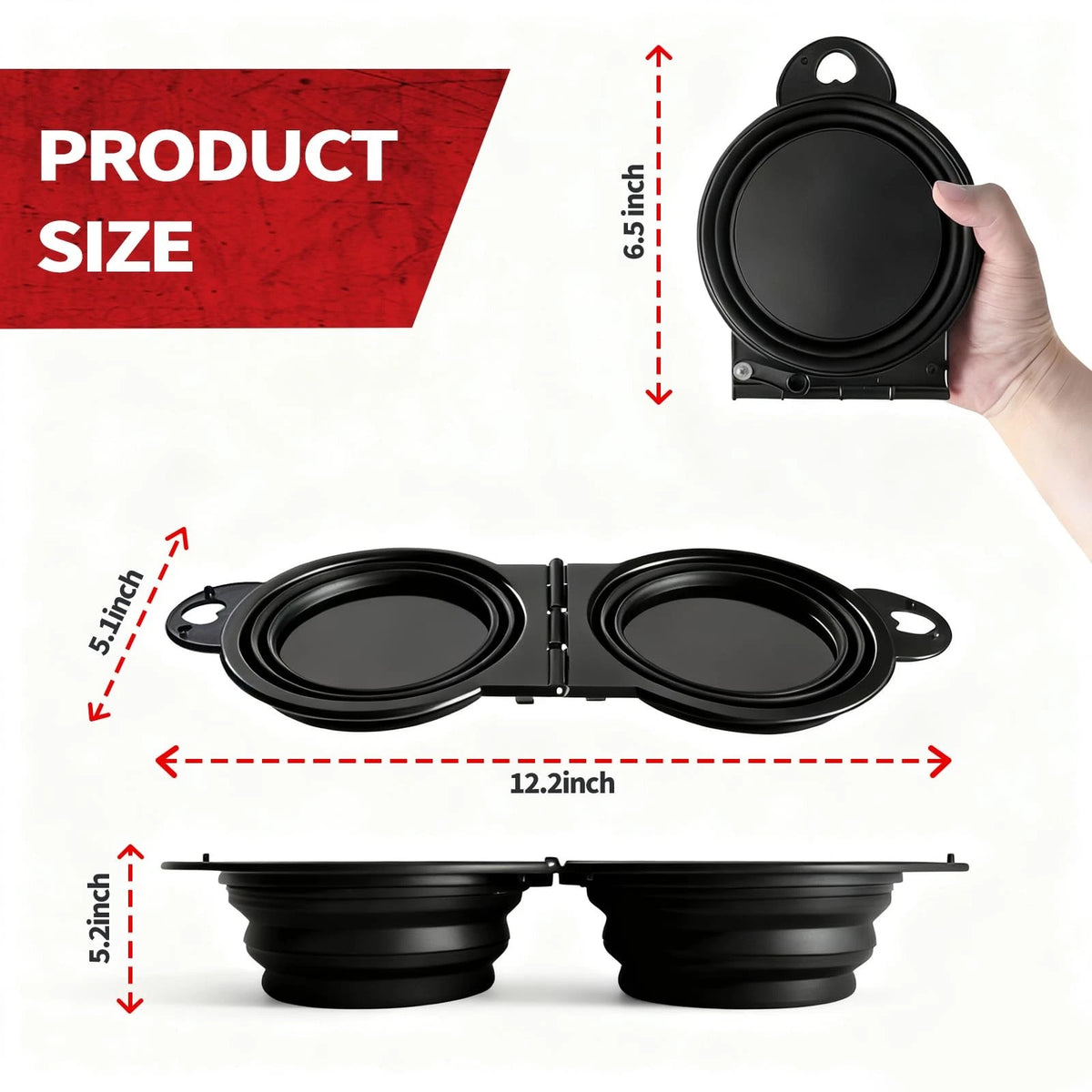 Collapsible Magnetic Parts Tray Set,  Upgraded Version Trays,...