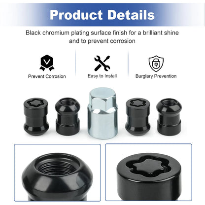 Wheel Lock Set For Honda CR-V 2017-2022 08W42-S2A-100 08W42-S2A-101