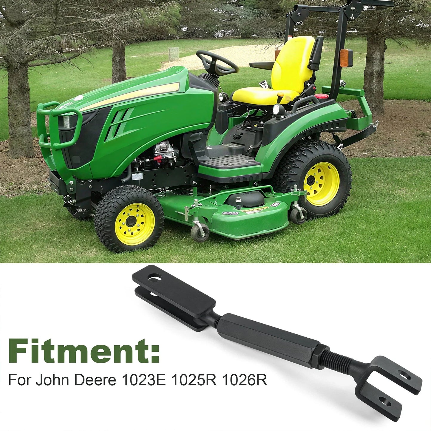 Three Point Hitch Adjustable Lift Link LVA16296 For John Deere 1023E 1025R 1026R