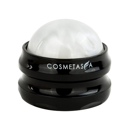 Cosmetasa Massage Roller Ball- Soothes Back, Shoulder, and Foot. Self, White