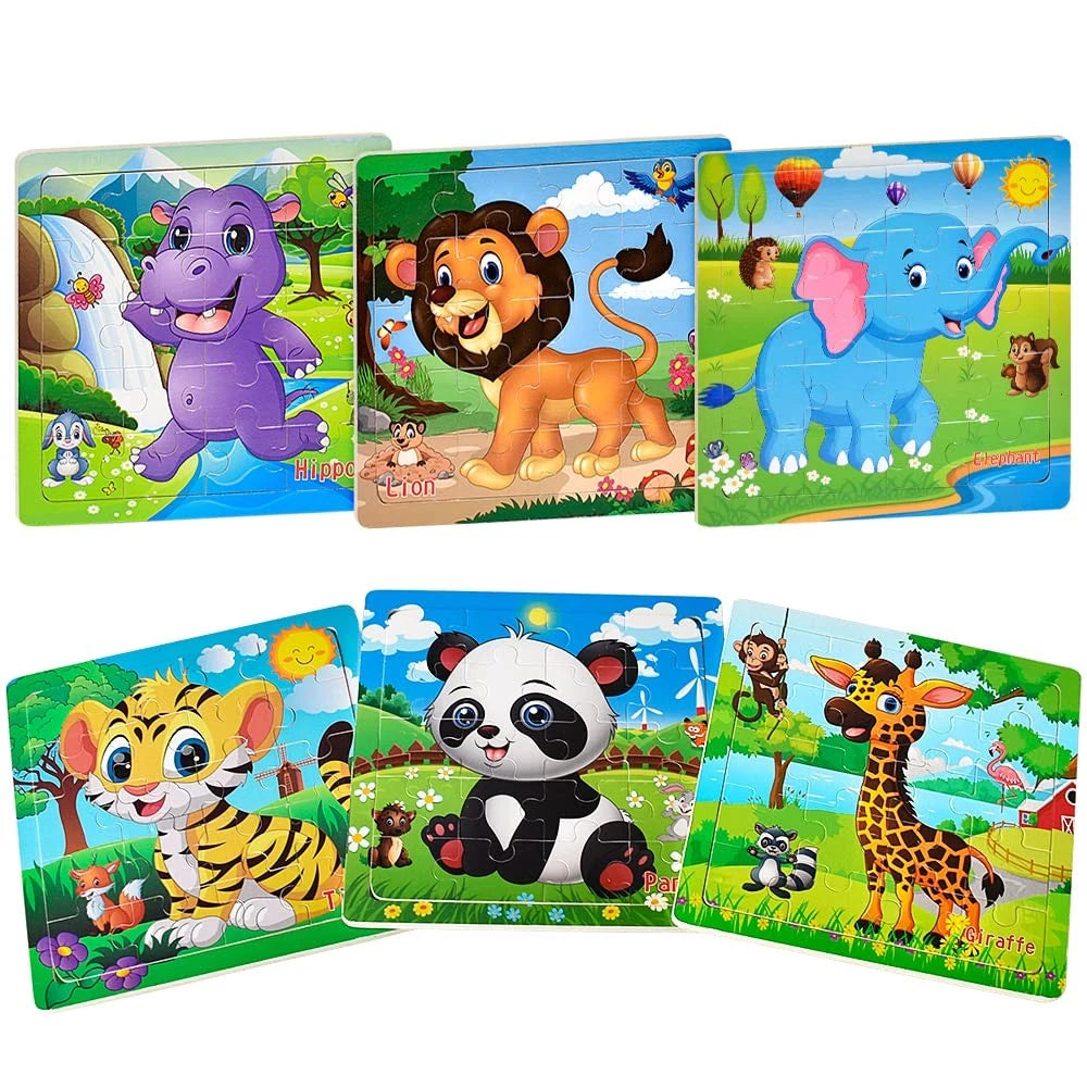 Chafin Puzzles for Kids Ages 3-5 Toddler 20 pieces, 5.9x 0.2 inches