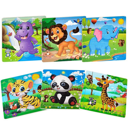 Chafin Puzzles for Kids Ages 3-5 Toddler 20 pieces, 5.9x 0.2 inches