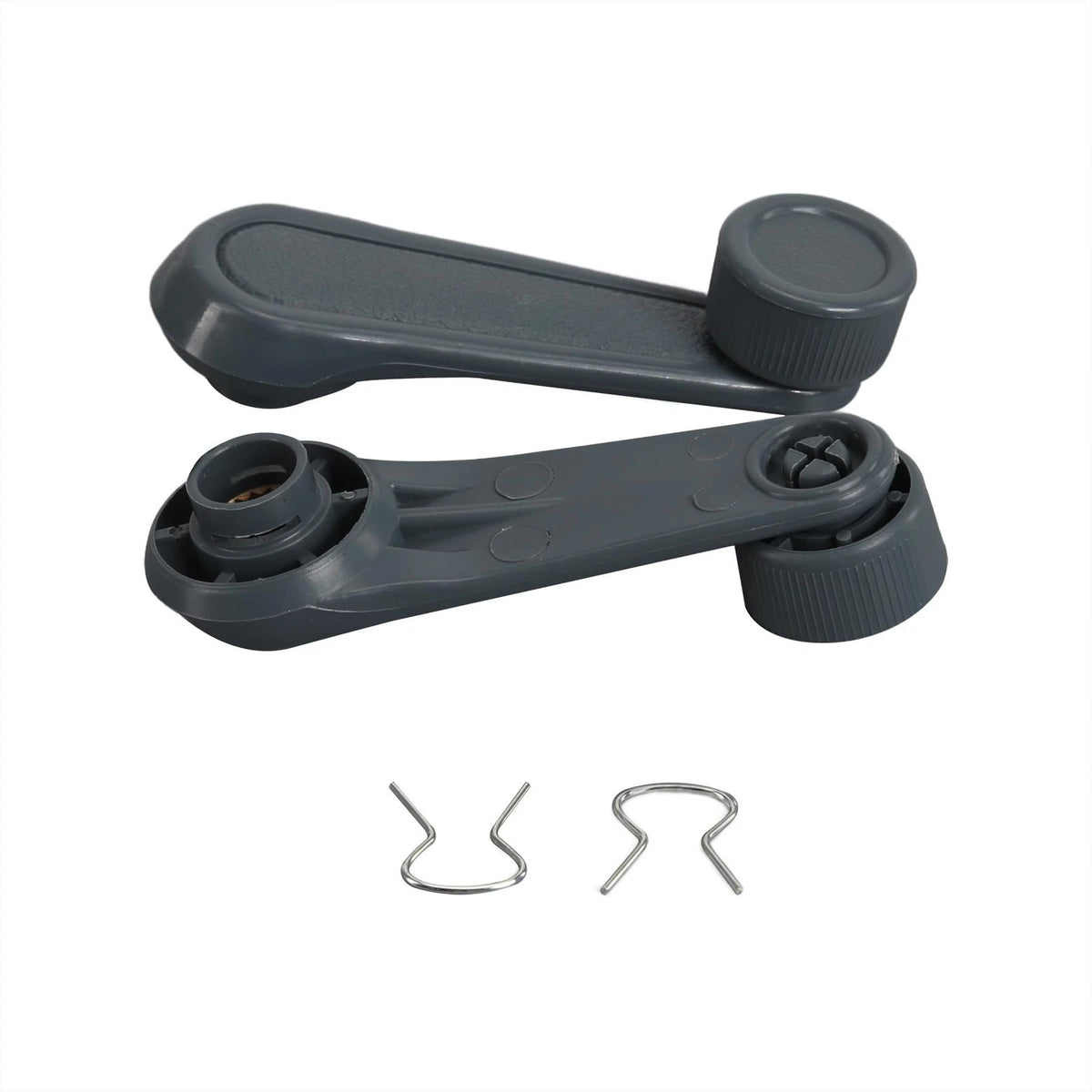 Whkdscvmu Set of 2 Grey Interior Window Crank Handles Compatible with Gray