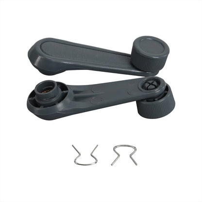 Whkdscvmu Set of 2 Grey Interior Window Crank Handles Compatible with Gray