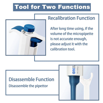 ONiLAB 5-50μl Single-Channel Manual Adjustable Variable Volume