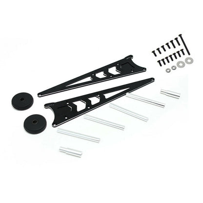 Replacement 1/10 RC Alloy Tail Wheel Head-up Wheelie Bar for Traxxas Slash 2WD