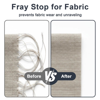 2pcs Fray Stop for Fabric, Prevents Textile from Wearing and Unraveling Clear