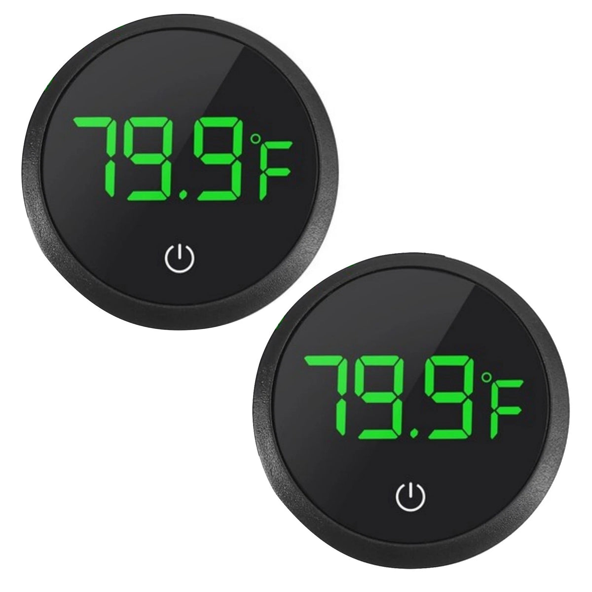 Wireless Digital Thermometer 2pcs LCD Aquarium Fish Tank Temperature Gauge