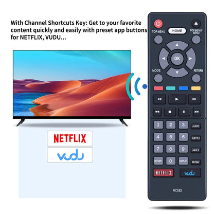 NC262 For Magnavox DVD Player Replace Remote Control MBP5320F