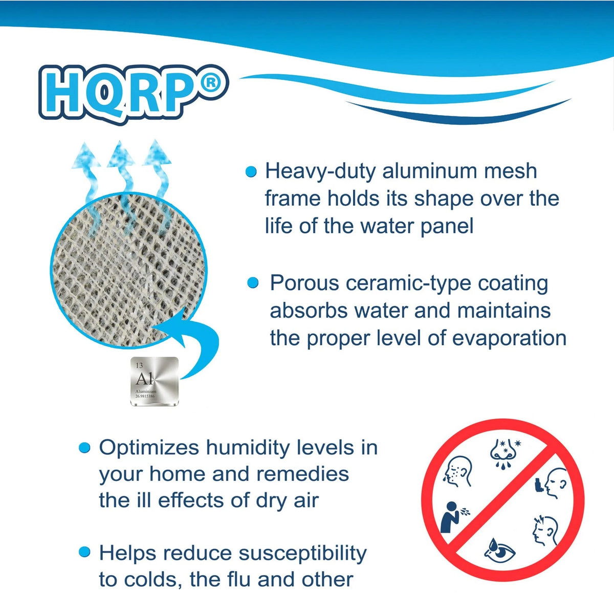 HQRP Water Filter Compatible with Trane/American Standard 1-pack, white