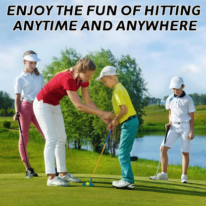 PGM Children's Golf Club Set - Can Hit Real Balls, 3 Pieces 2-3 years, Blue