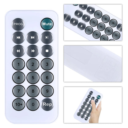 Replacement Remote Control For Retekess TR621 CD and Cassette Player
