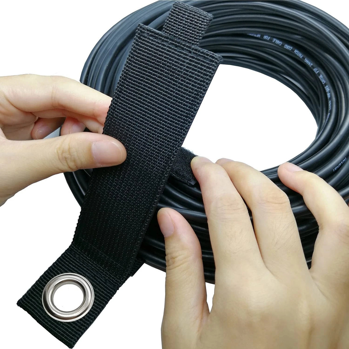 ZTSXLLIM Heavy-Duty Storage Straps (Assorted 10 2S/4M/2L/2XL - 10 PCS, Black