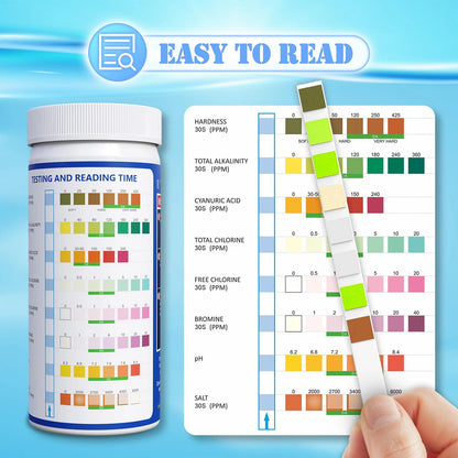 LabBestest Pool Salt Test Strips - Water Testing Kit - 125...