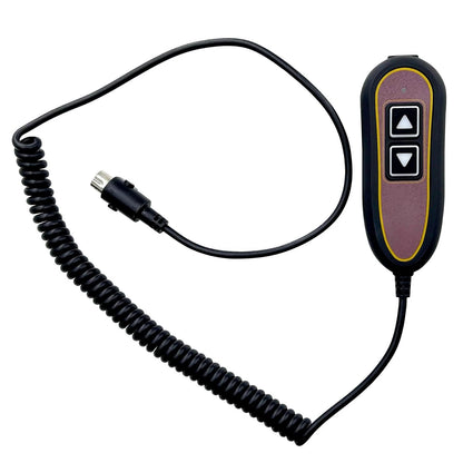 Kariwust 2 Button 5 Pin Remote ZK1200-HC Hand Control Small, Black