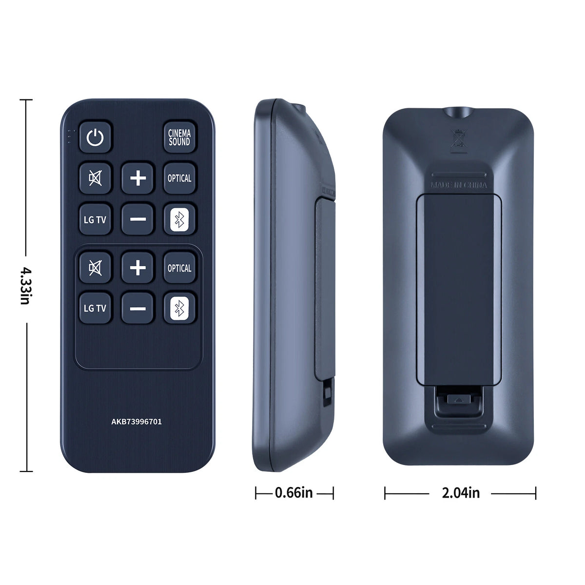 AKB73996701 Remote Control For LG SoundPlate LAP345C LAP347C LAP340