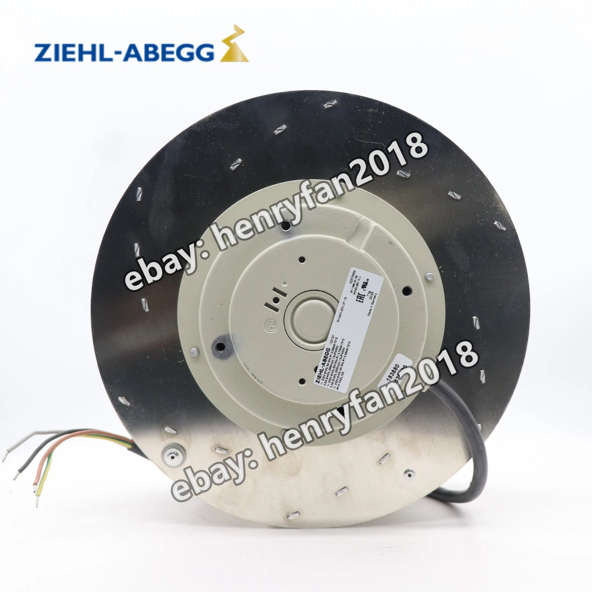Ziehl-abegg Fan RH28M-2EK.3F.1R 230VAC 590/700W 2680/2550RPM Centrifugal Fan