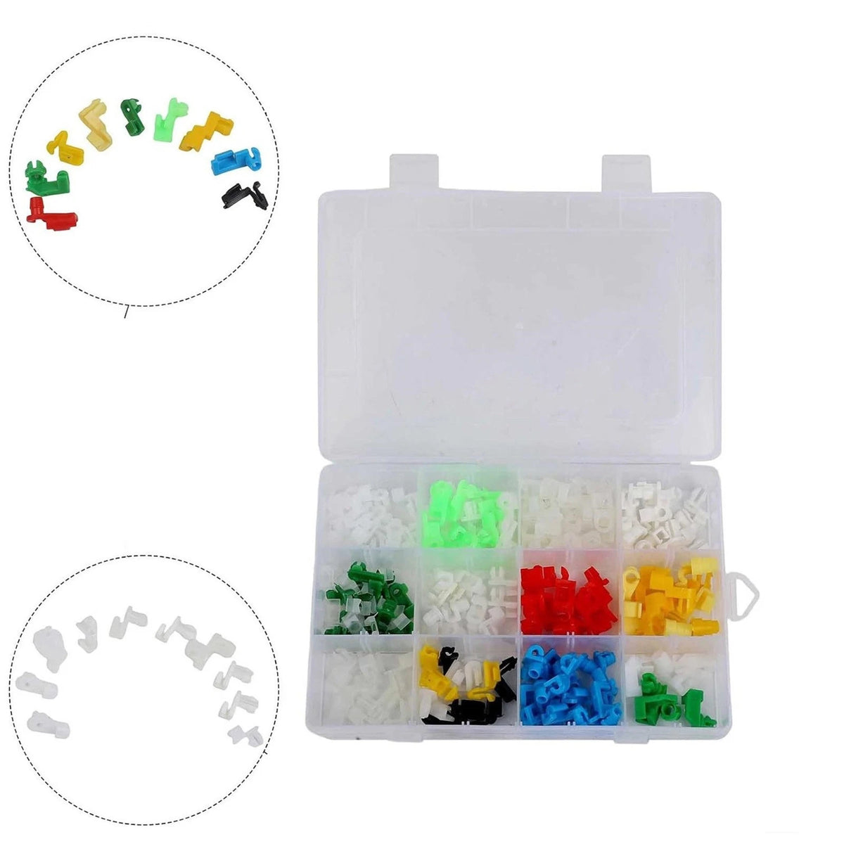 Plastic Fastener Clips for Door Lock Rods 160pc For Automotive Door Lock System