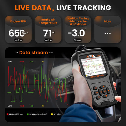 ANCEL AD530 OBD2 Scanner-Upgraded AD310, Car Code Reader for AD530, Black