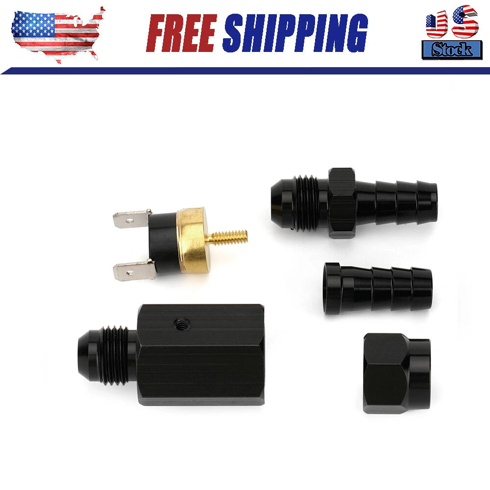 AN6 Electric Fan Thermostat Switch Kit 13021 180℉ On