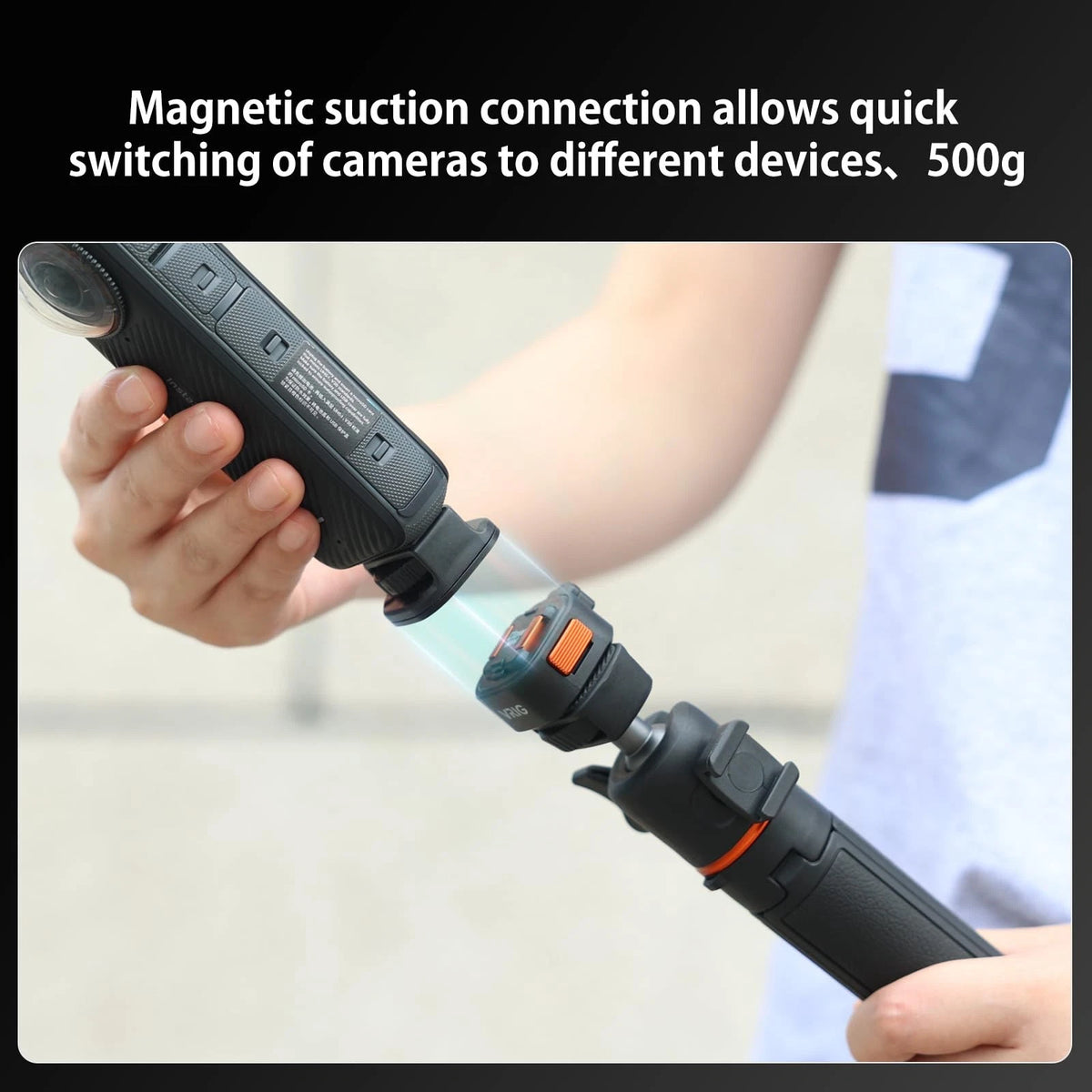 VRIG AC12 Magnetic Quick Release Mount Adapter with 1/4" Screw Thread for...