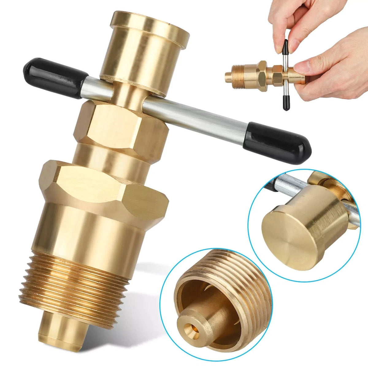 Brass Pipe Olive Fitting Thread Remover Ferrule Sleeve Puller Tool Brass