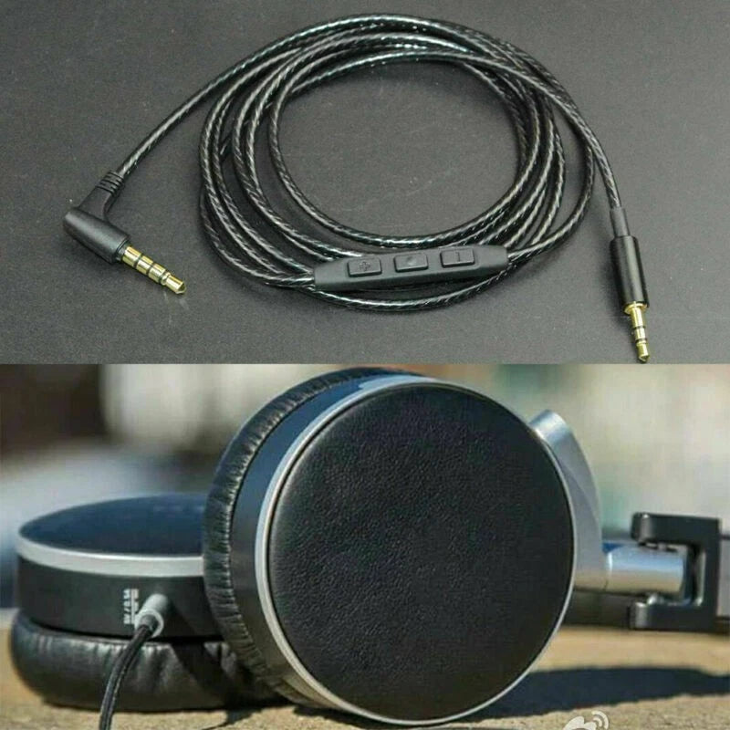 3.5mm To 2.5mm Audio Cable w/ Control For AKG K450 K451 K452 K480 Q460 Headset
