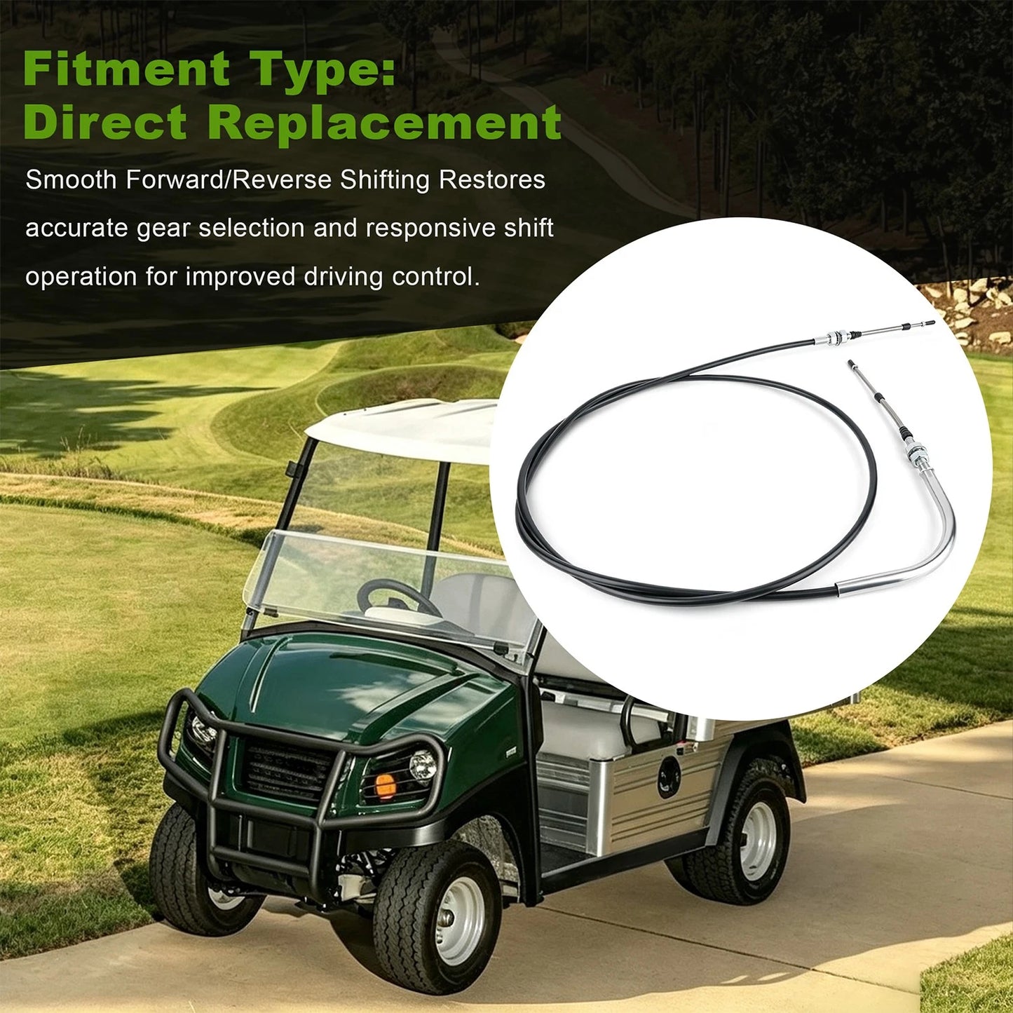 96" Forward/Reverse Cable Fits Club Car Carryall VI Limo Golf Cart 101539802