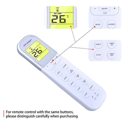 Remote Control For Midea Air Conditioner RG36B/BGE RG36B4/BGE RG36F3/BGEF