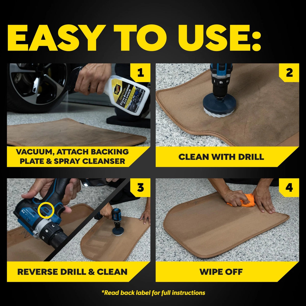 Meguiar's Carpet & Cloth Kit 1 Count (Pack of 1), As Shown