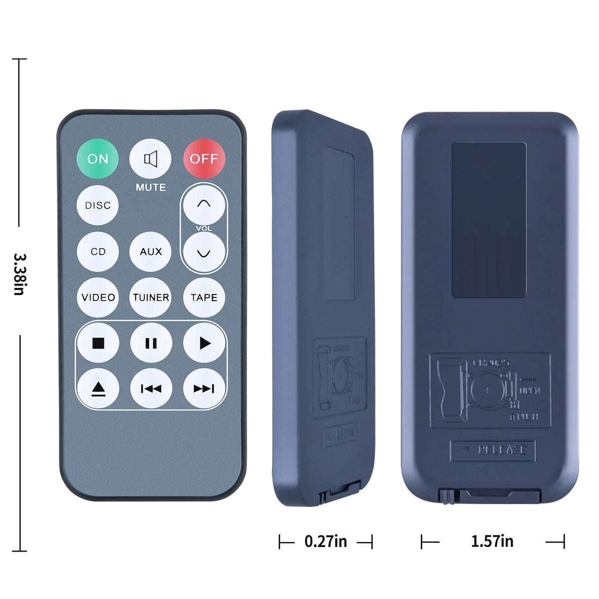 Remote Control For NAD AV A/V Surround Sound Receiver AVR3 AVR4 T737HD T757