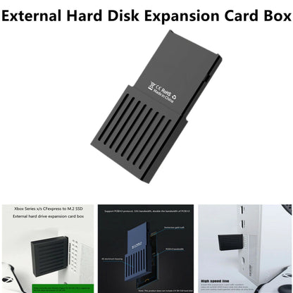 Aluminum Alloy External SSD M.2 Hard Drive Expansion Adapter for Xbox Series X/S
