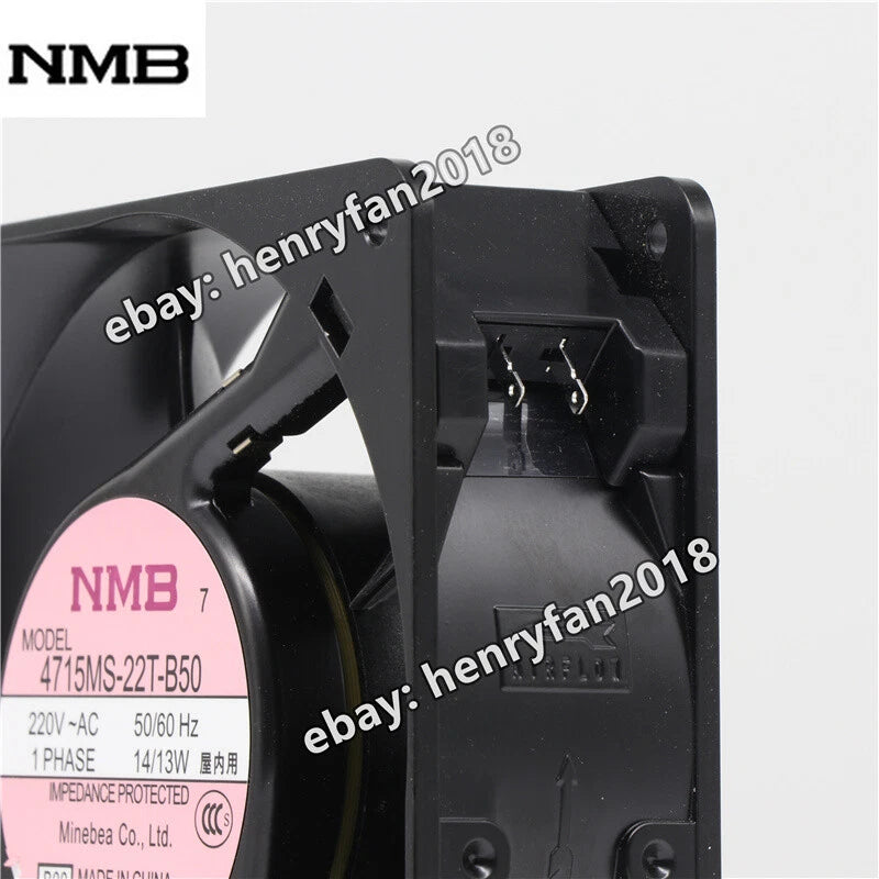NMB Fan 4715MS-22T-B50 AC 220V 14/13W 120*120*38mm UPS Power Supply Cooling Fan