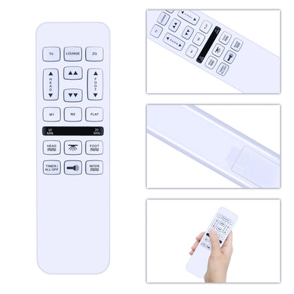 HJH55 Remote Control For Easy Rest /BedTech Adjustable Bed Base White