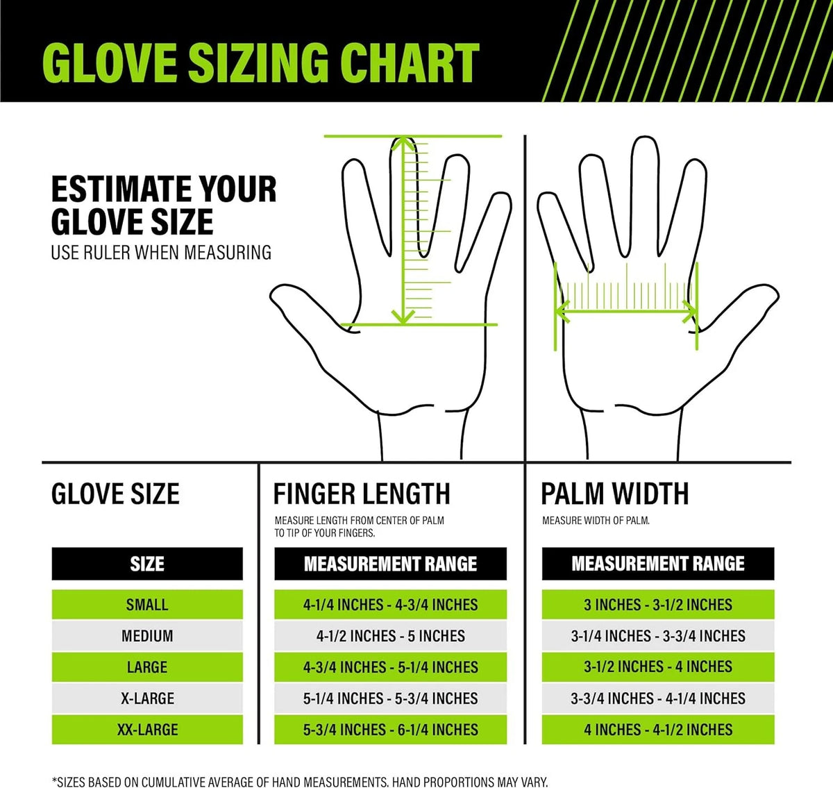 AWP Professional Fingerless Work Gloves X-Large (Pack of 1)