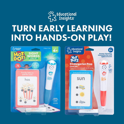 Educational Insights Hot Dots Preschool Prep Set – standard, White Or Gray