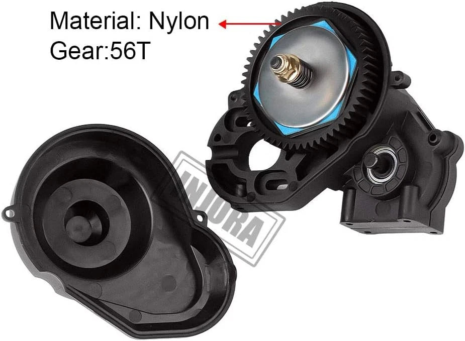 INJORA Complete Gearbox Transmission with Gears Set 1/10 RC Crawler Car...