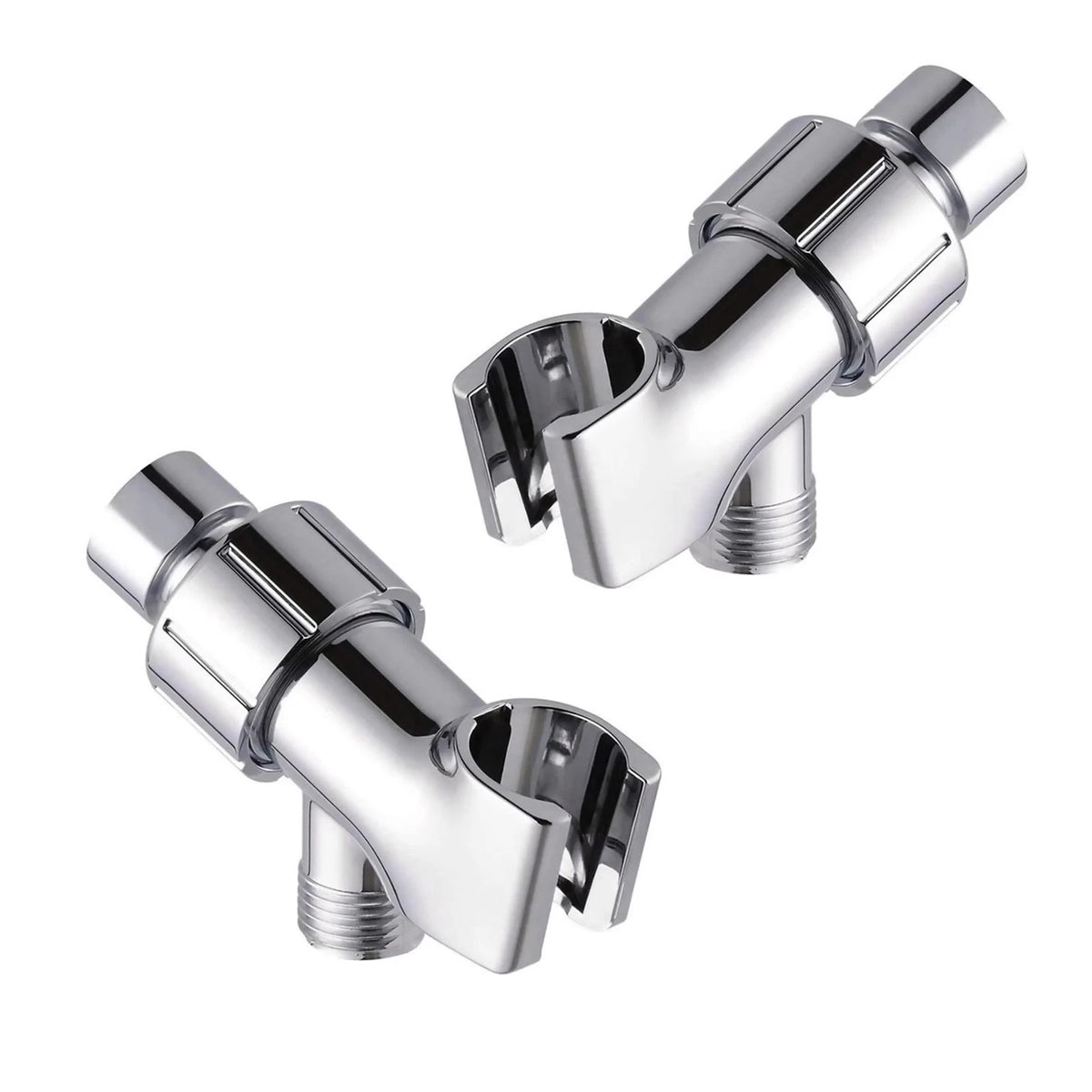 Plastic Shower Arm Bracket with 360° Swivel Joint, Easy Install, 2-Pack Sets