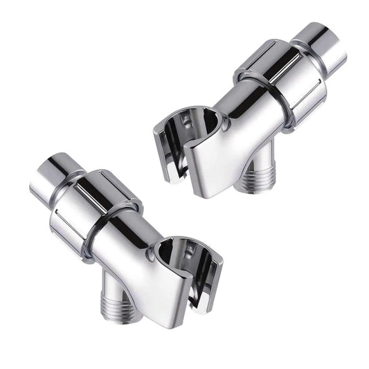 Plastic Shower Arm Bracket with 360° Swivel Joint, Easy Install, 2-Pack Sets