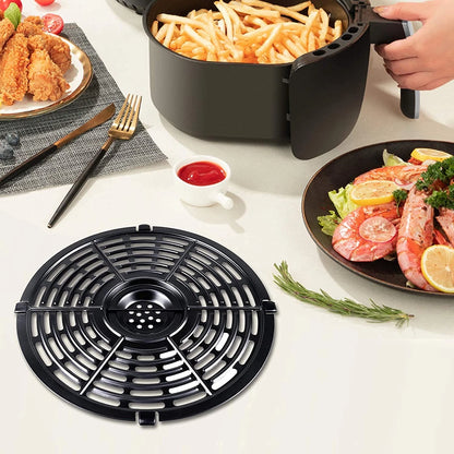 Air Fryer Grill Pan for Power XL 5QT fryer, 5 QT XL, Black