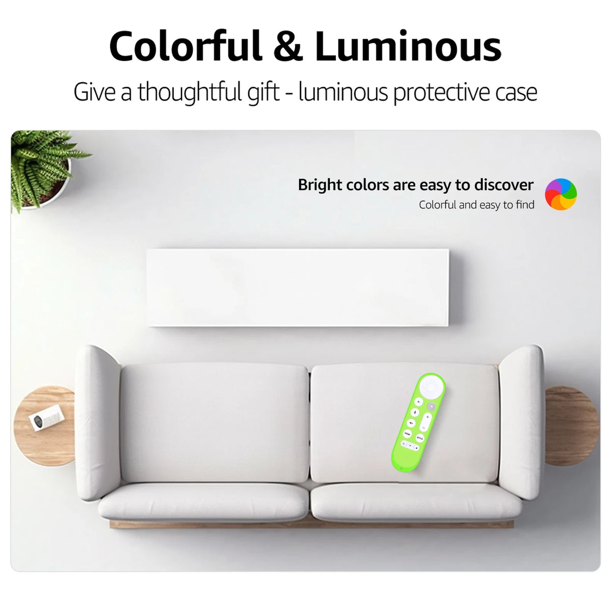 [3-Pack]Silicone Cover for Google TV Streamer 4K GY3LE Remote Control