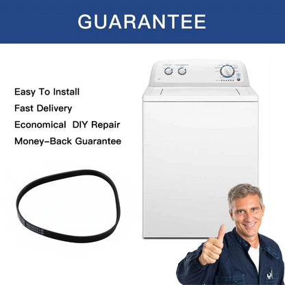For Maytag For Amana Washer Drive Belt W11239857 5-Rib 21.6 Inch Rubber Belt;