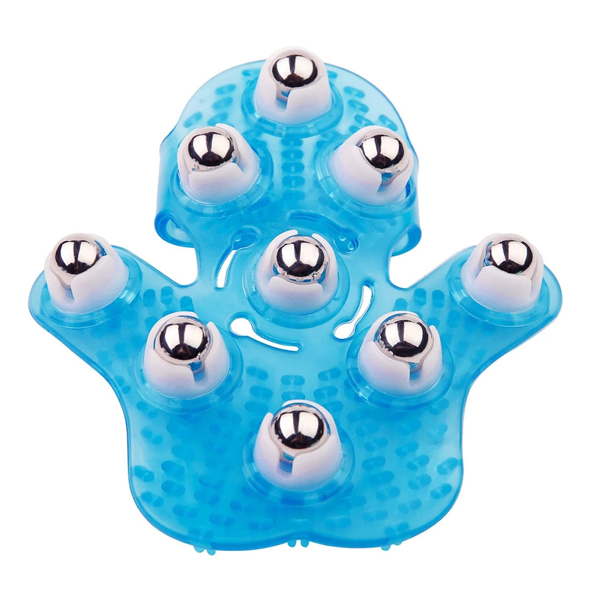 Boseen Handheld Massage Ball for Muscle Back Neck 1 Count (Pack of 1), Blue